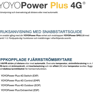 Utskrift av YOYOPower Plus - Komplett bruksanvisning